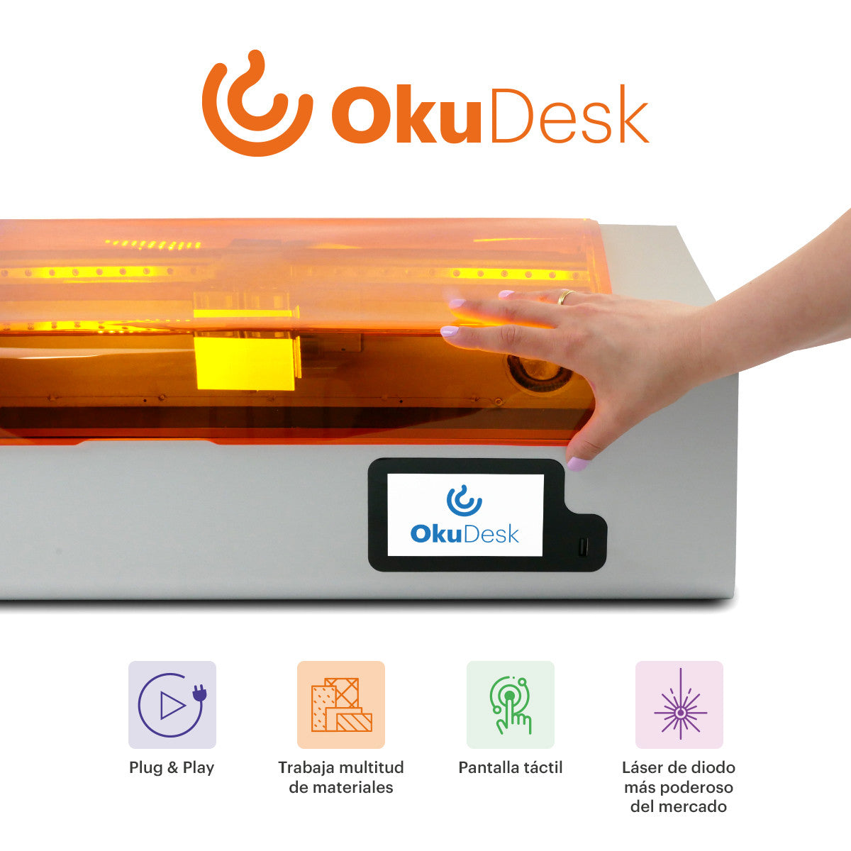 OKU Desk - Graveuse et découpeuse laser de bureau