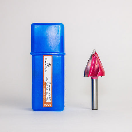 Fraise V pour biseau et V-carving 60°