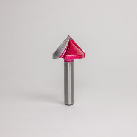 Fraise en V pour biseau et V-carving 90°