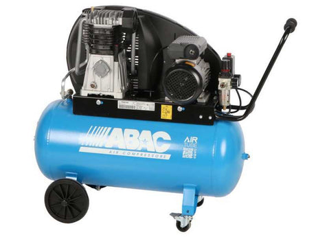 Compresseur monophasé 90L, 10bar, 3CV (2,2kW), débit 393 l/min