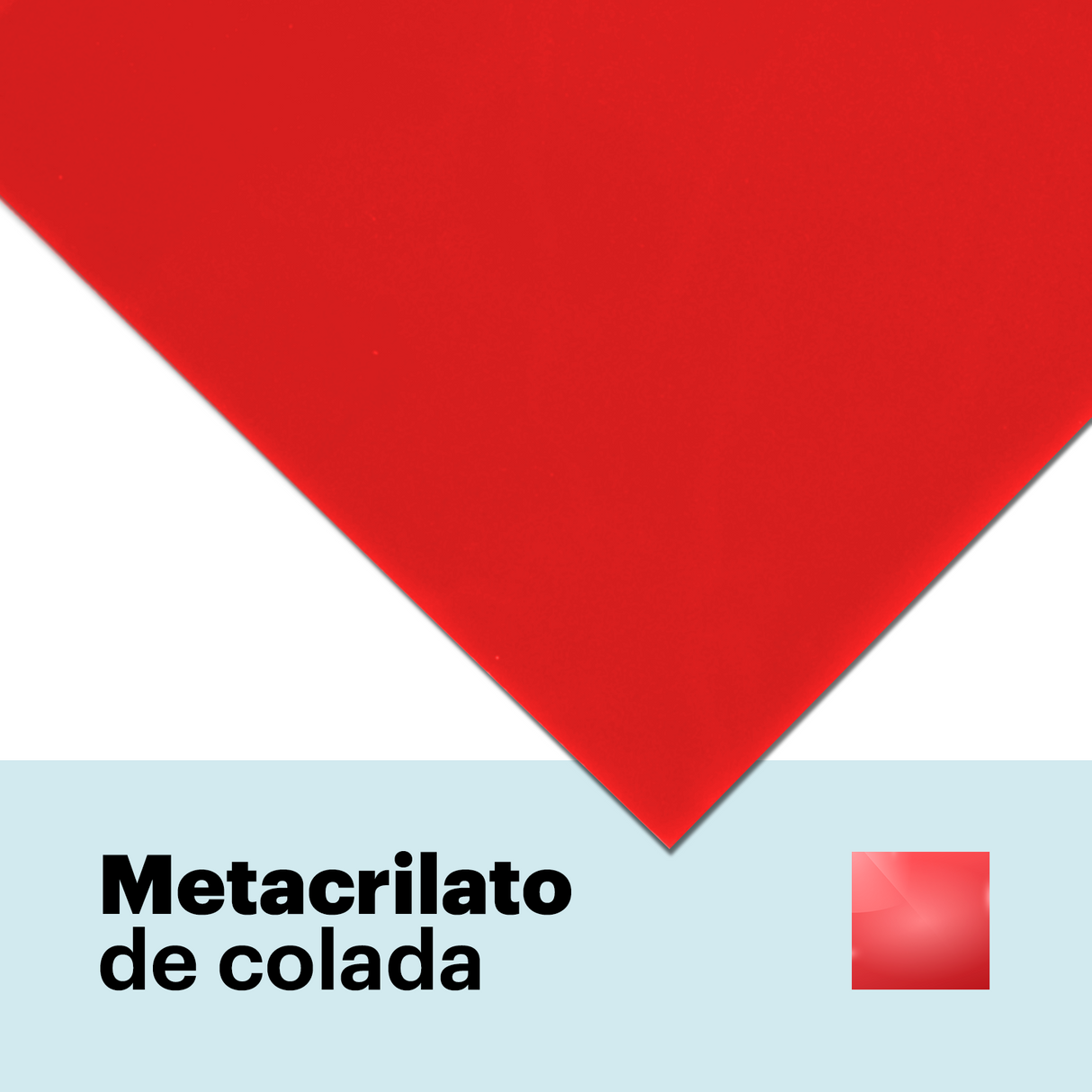 Metacrilato de 3 mm
