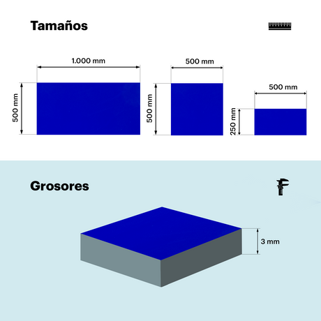 Méthacrylate de 3 mm