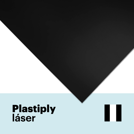 Feuille plastique laser bicouche 0,6 mm