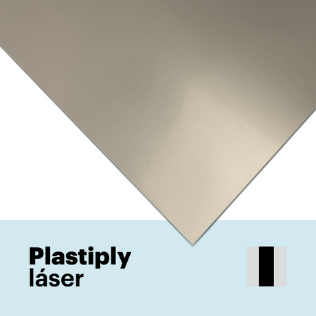 Vinyle laser adhésif bicouche brillant 0,2 mm