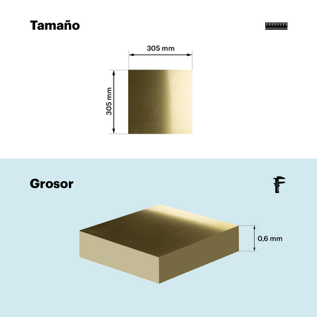 Laiton spécial satiné de 0,6 mm