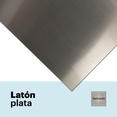 Laiton argent satiné de 0,6 mm
