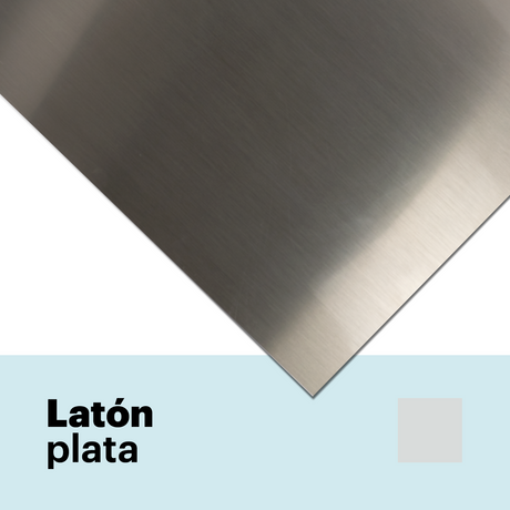 Laiton argent satiné de 0,6 mm