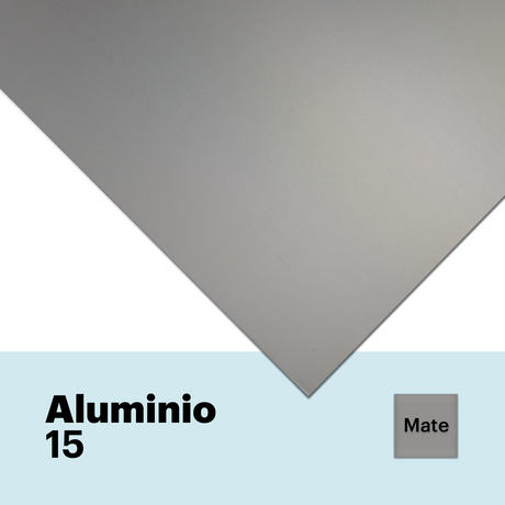 Aluminium 15 mat 1 mm