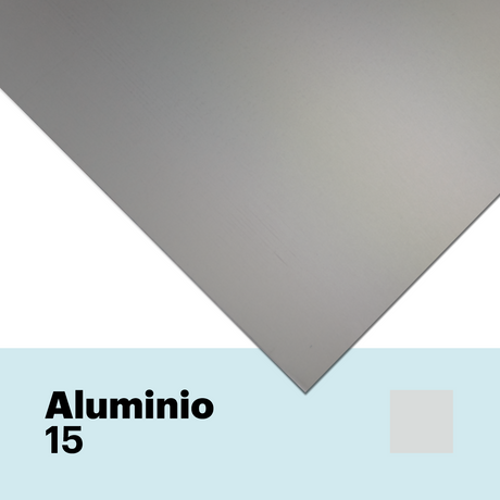 Aluminium 15 mat 1 mm