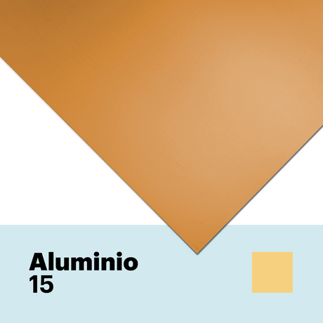 Aluminium 15 mat 1 mm