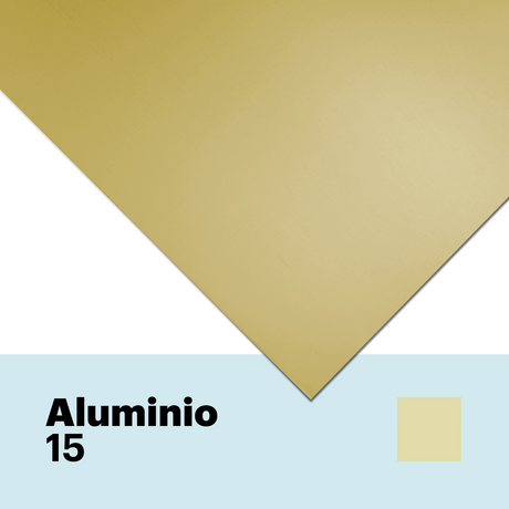 Aluminium 15 mat 1 mm