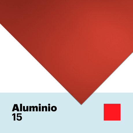 Aluminium 15 mat 1 mm