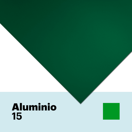 Aluminium 15 mat 1 mm