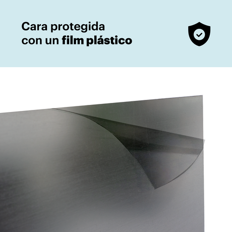 Feuille plastique laser bicouche métallisée 0,6 mm et 1,5 mm