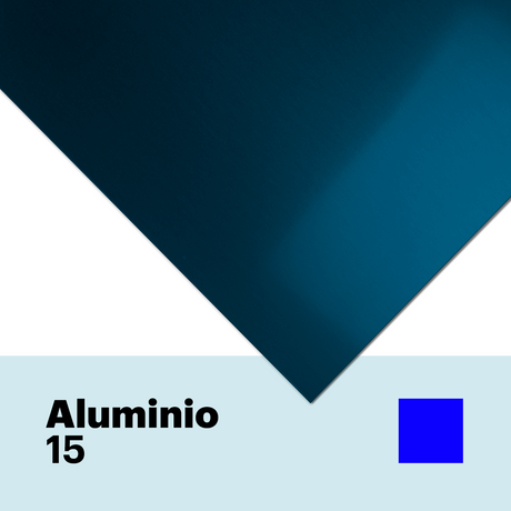 Aluminium 15 brillant 1 mm
