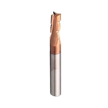 HPL-Cutter: fresa de carburo 8 mm Ø, mango 8 mm x longitud de corte 22 mm, 3 f, hélice positiva de bajo ángulo