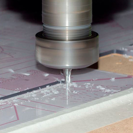 Balanced-Cut EVO : fraise carbure Ø 6 mm, queue 6 mm x longueur de coupe 22 mm, 1 dent, hélice positive micropolie