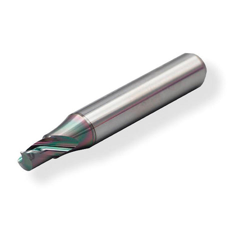 ALU Endurance LDC : fraise carbure revêtue 3 mm Ø, queue 6 mm x longueur de coupe 5 mm, 1 dent, hélice positive