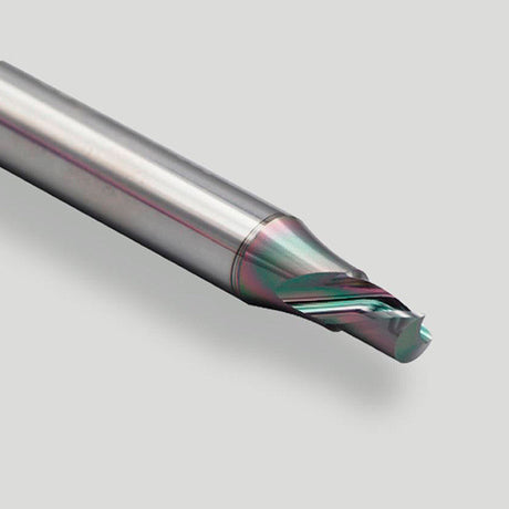 ALU Endurance LDC : fraise carbure revêtue 3 mm Ø, queue 6 mm x longueur de coupe 5 mm, 1 dent, hélice positive