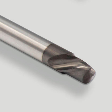 ALU Endurance CC : fraise carbure revêtue 4 mm Ø, queue 6 mm x longueur de coupe 6 mm, 1 dent, hélice positive
