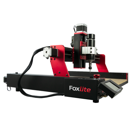 Fox Lite, fresadora CNC de sobremesa: motor de 80 W, montaje rápido, pantalla táctil, calibración Z automática