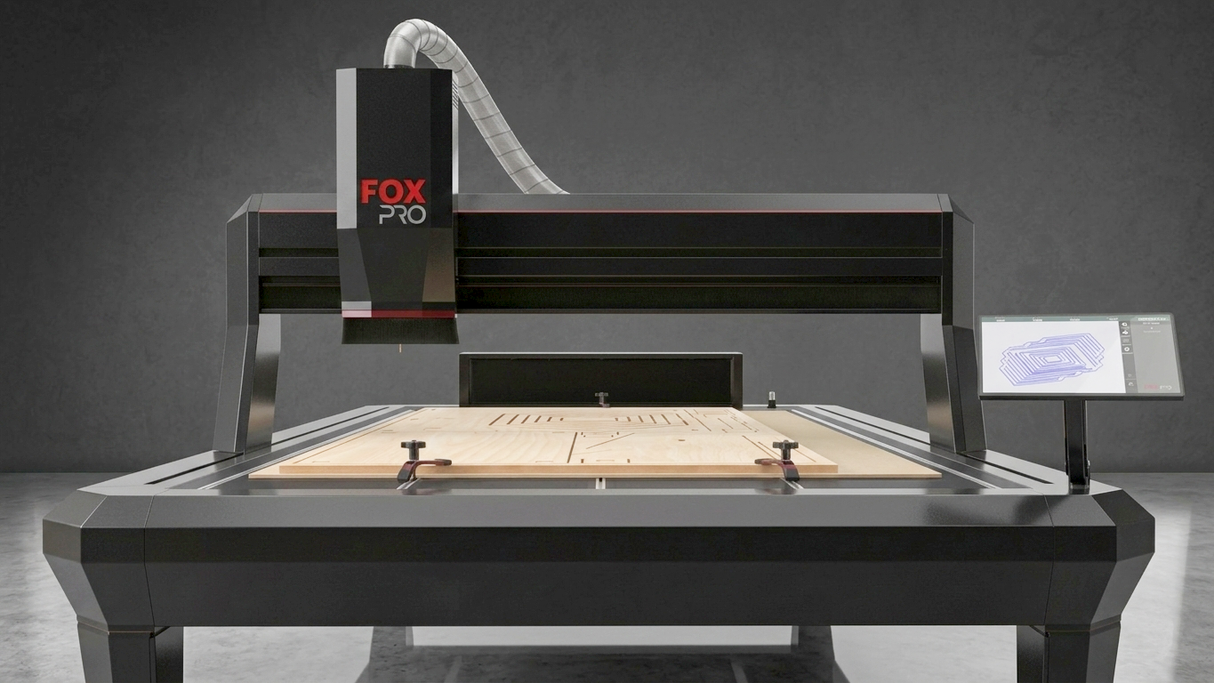 Fox PRO - Fraiseuse CNC professionnelle, Modèle Triphasé.